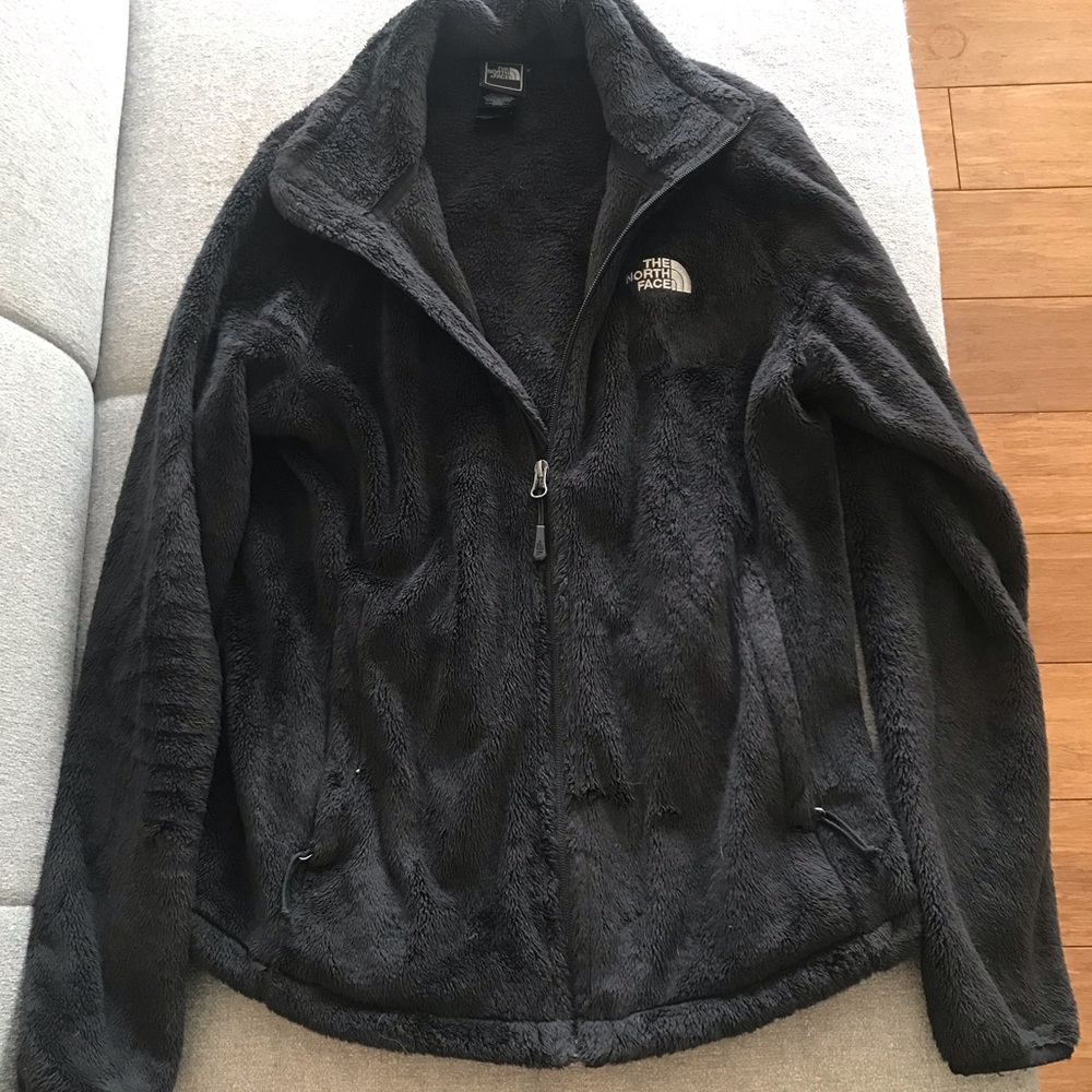 Black North Face fleece jacket